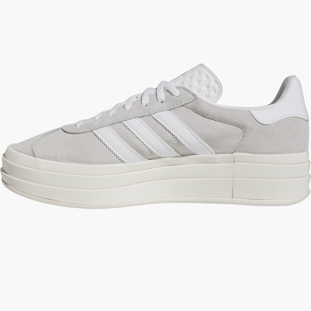 Adidas Women's Gazelle Bold Platform Sneaker in Light Gray (NWOB) - Picture 8 of 10